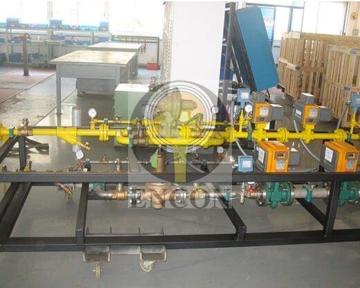 Fuel and air skids for optimized combustion equipment by Encon