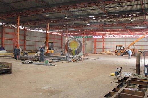 inside view of working area