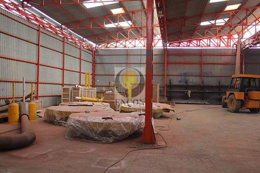 inside view of working area