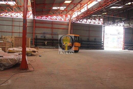 inside view of working area