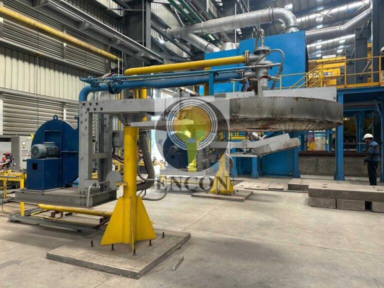 Vertical ladle preheater