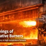 Fuel savings of regenerative burners in high-temperature industrial furnaces